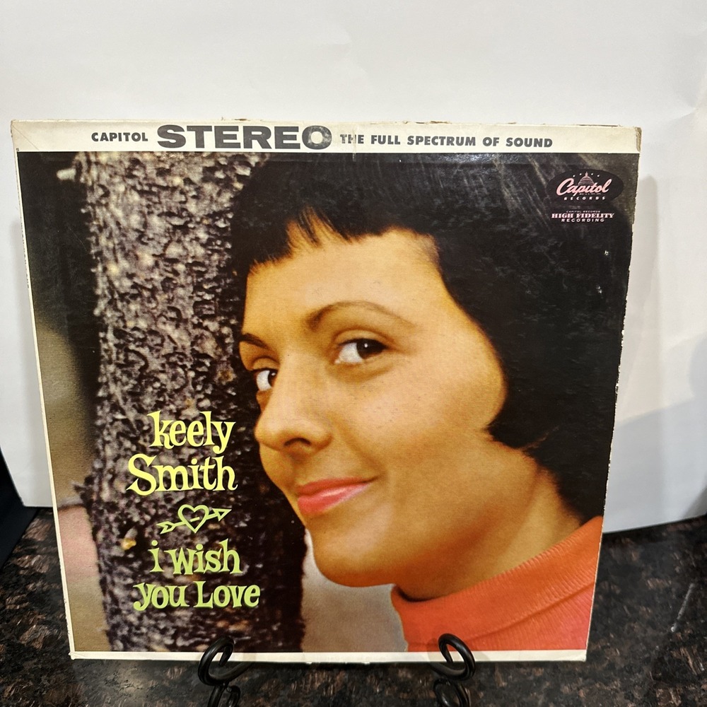 Keely Smith I Wish You Love Capitol ST 914 Stereo Vinyl LP Nelson Riddle Jazz